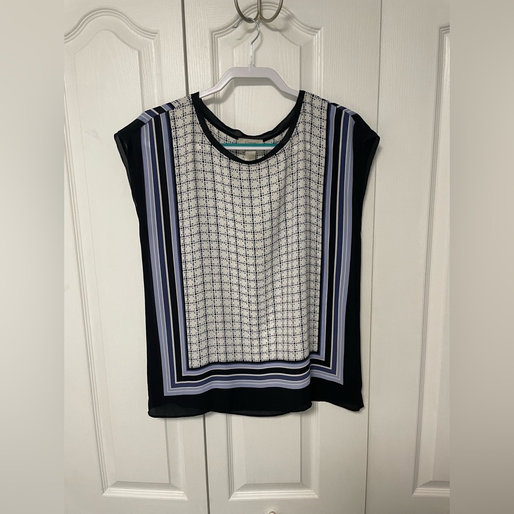 Ann Taylor Loft Patterned Blouse